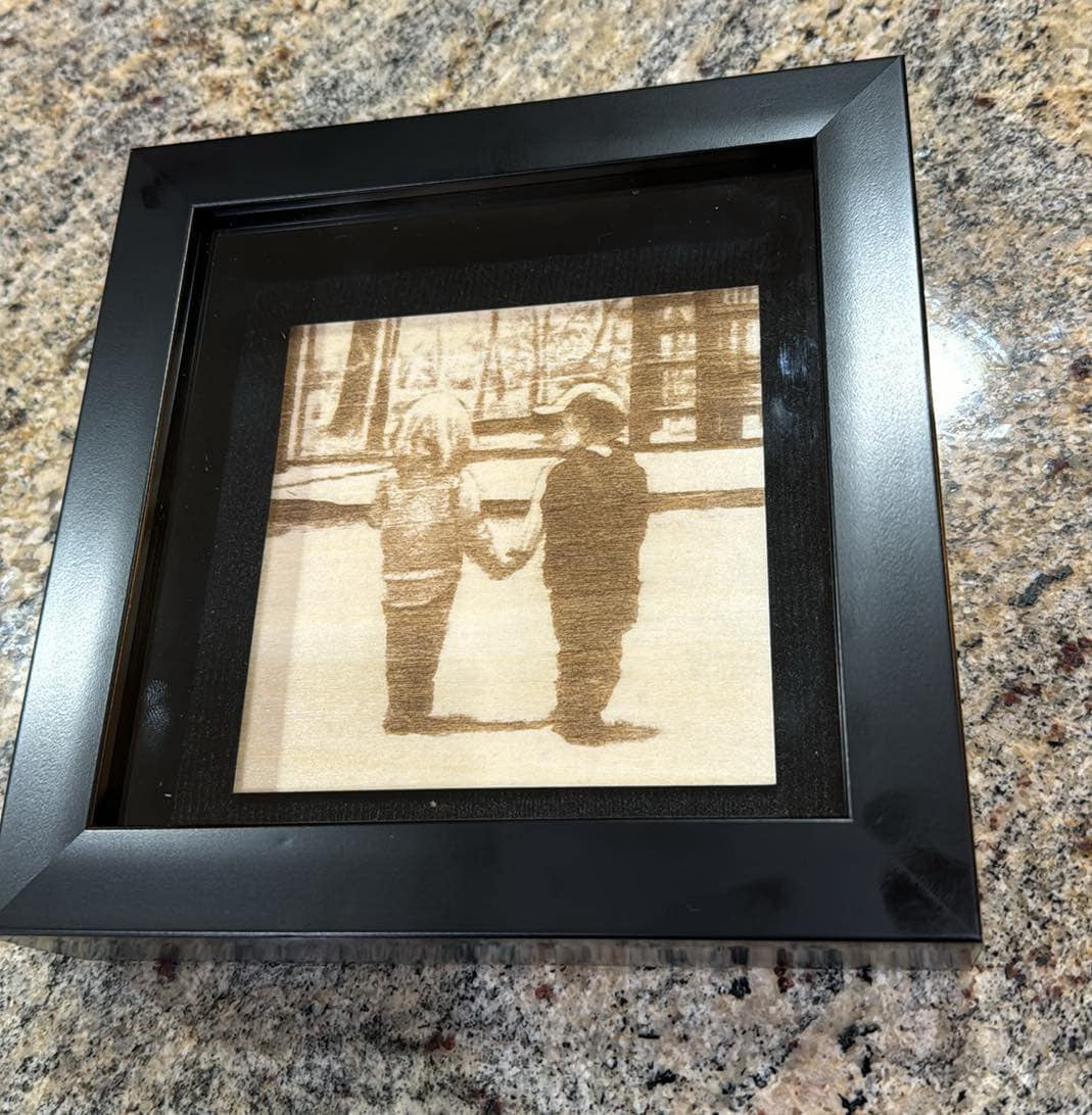 Laser Engraved Photo